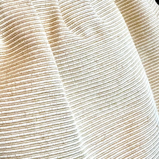 delany coat in cream ottoman stripe image 7