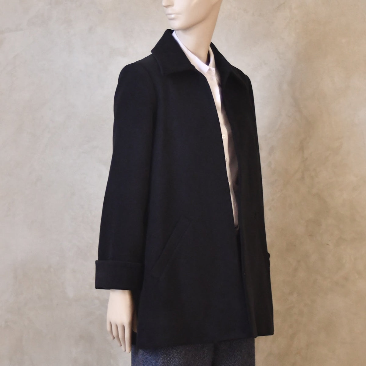 Swing Jacket in Dark Navy Moleskin