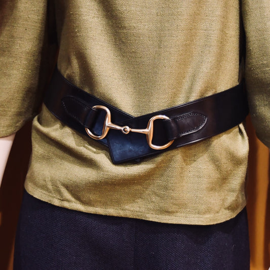 Handmade British Saddle Leather Belt