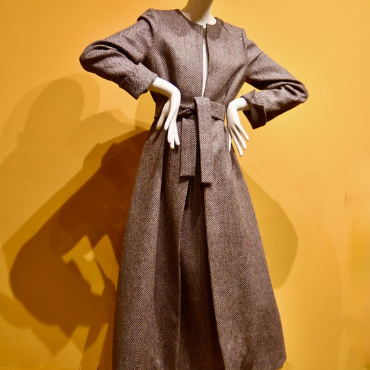 8 – The Downing Coat in Pink Tiger Eye Tweed