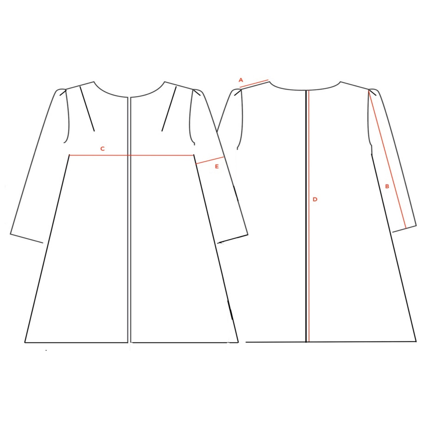 The John Coat in Fawn Herringbone Merino Flannel