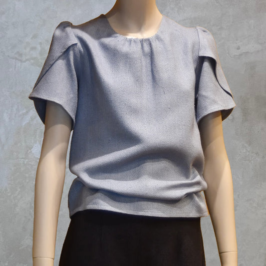 Tulip Sleeve Top - Front View