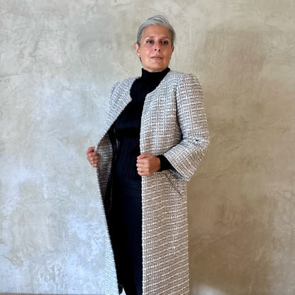 the burlison in silver mix boucle image 6