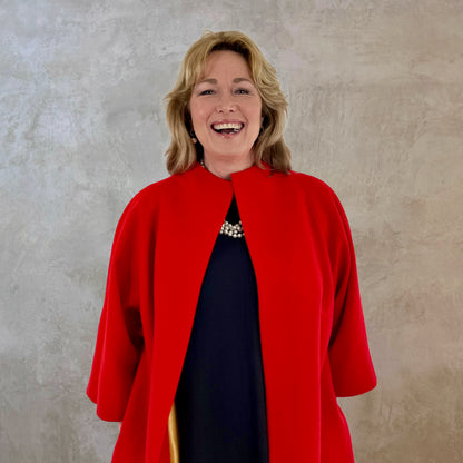 the frink in bright scarlet merino flannel image 0