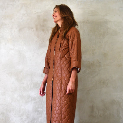 the quilted frink in tobacco image 12