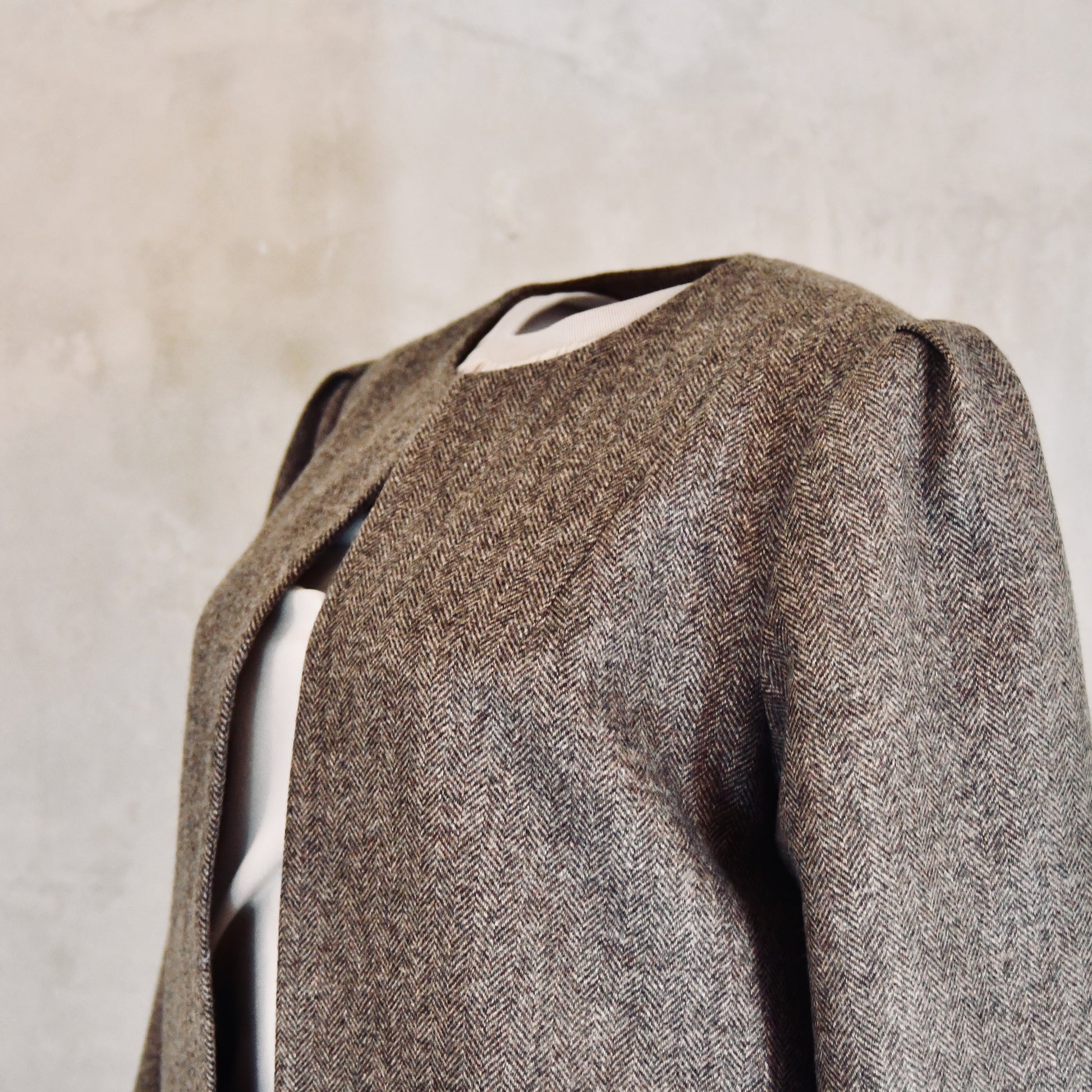the john coat in merino flannel image 9