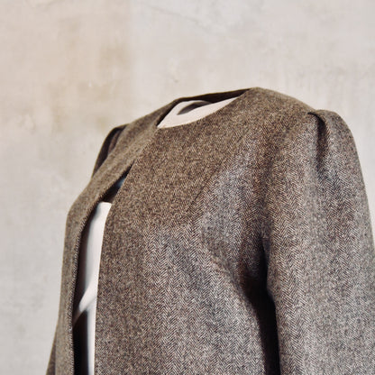 the john coat in merino flannel image 9