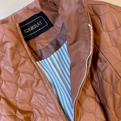 the quilted frink in tobacco image 12