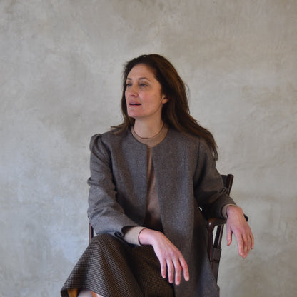 the john coat in merino flannel image 7