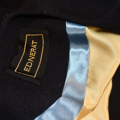 the nicholson in very dark navy light wool bouclé image 10