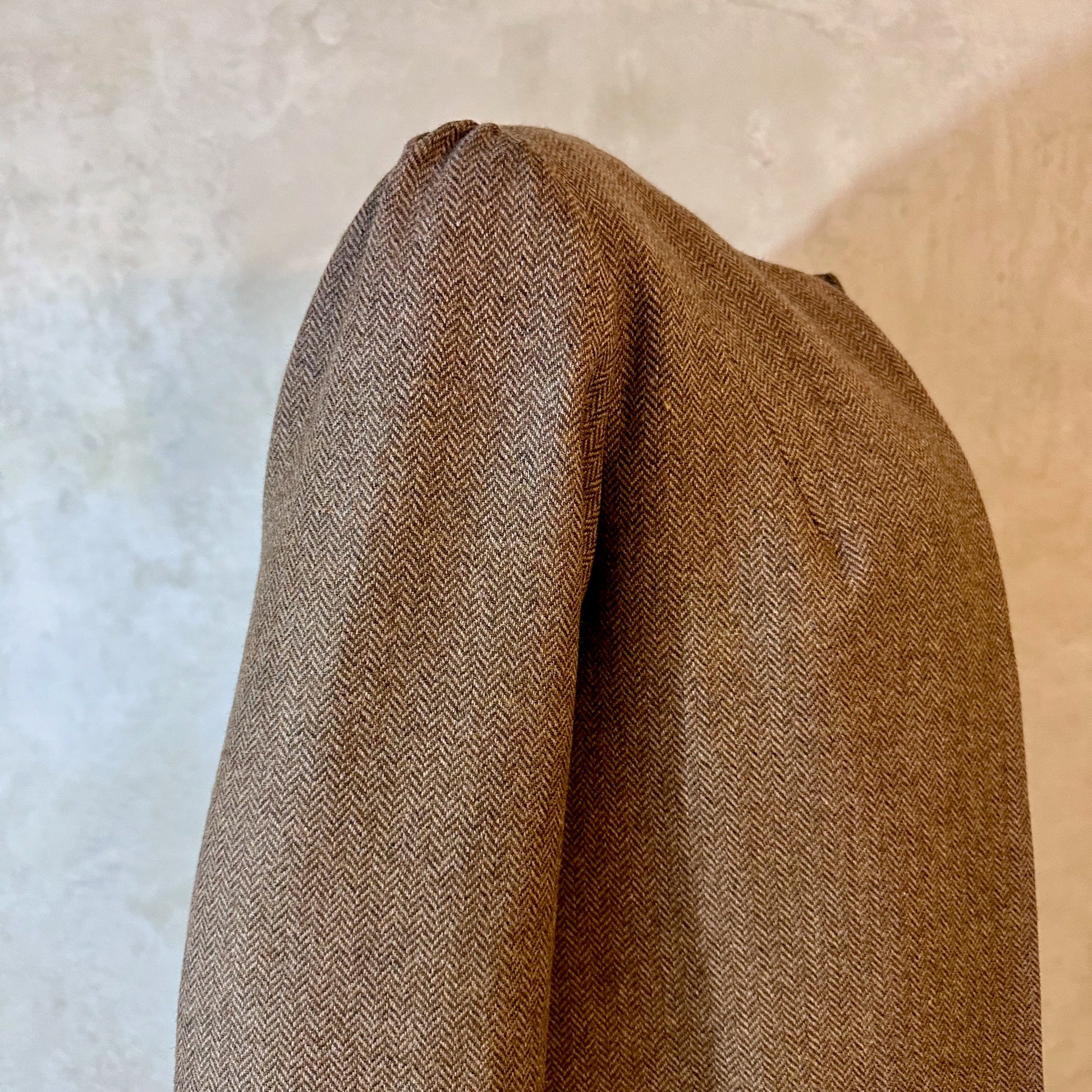 the john coat in lambswool-cashmere mix herringbone image 9