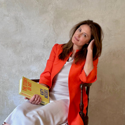 silk matka john coat in saffron orange image 4
