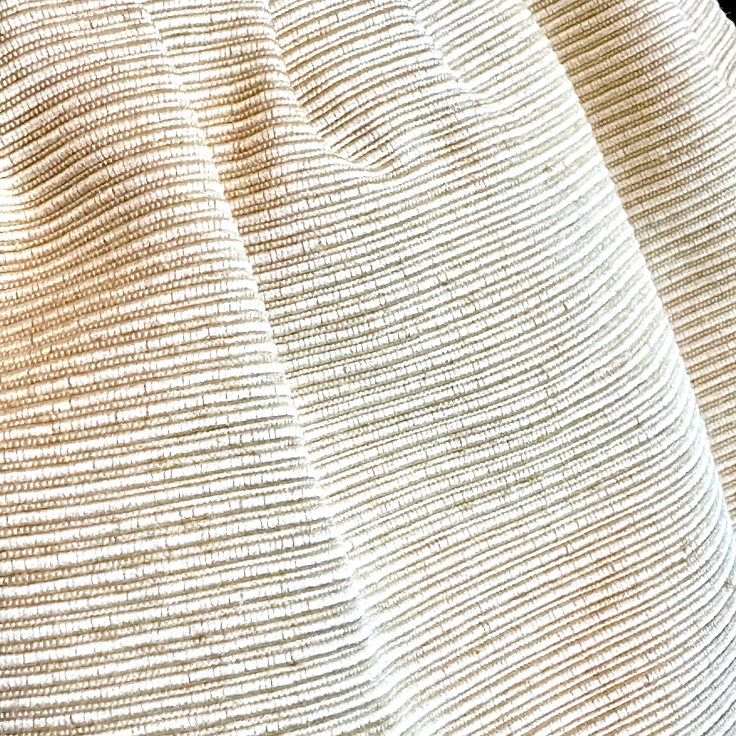 delany coat in cream ottoman stripe image 7