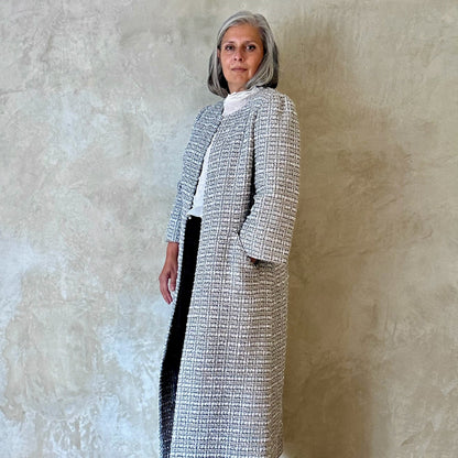 the burlison in silver mix boucle image 1