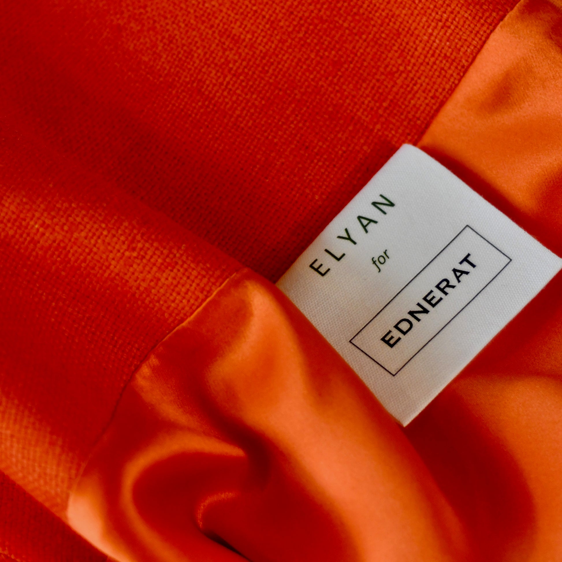 the simple a-line skirt in saffron silk matka image 3