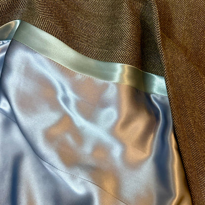 the delany coat in charcoal cashmere-lambswool herringbone flannel image 13