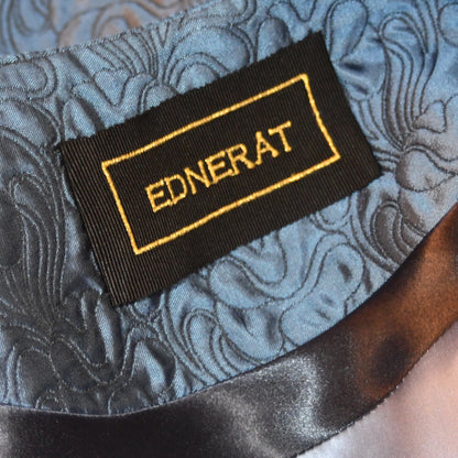 the ganz coat in blue flower brocade image 7