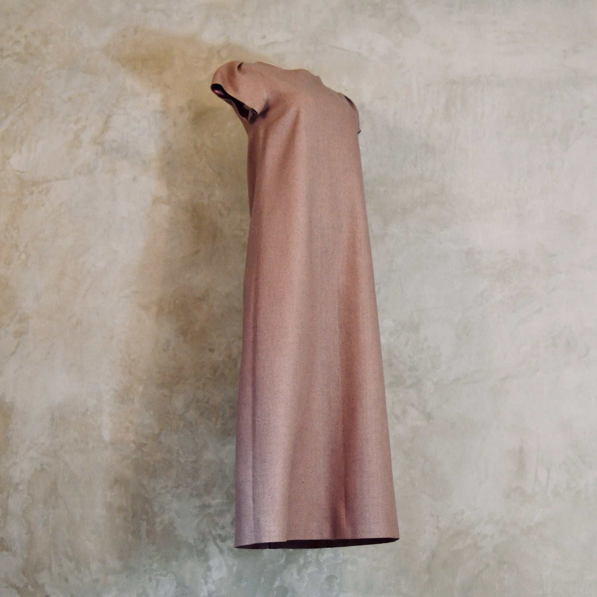 antique rose silk matka bell dress image 4