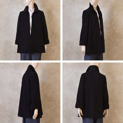 Swing Jacket in Dark Navy Moleskin