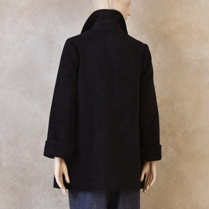 Swing Jacket in Dark Navy Moleskin