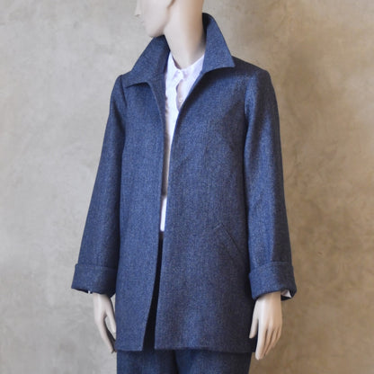 Chaqueta Swing de franela Fox con estampado Gunclub a cuadros marrón