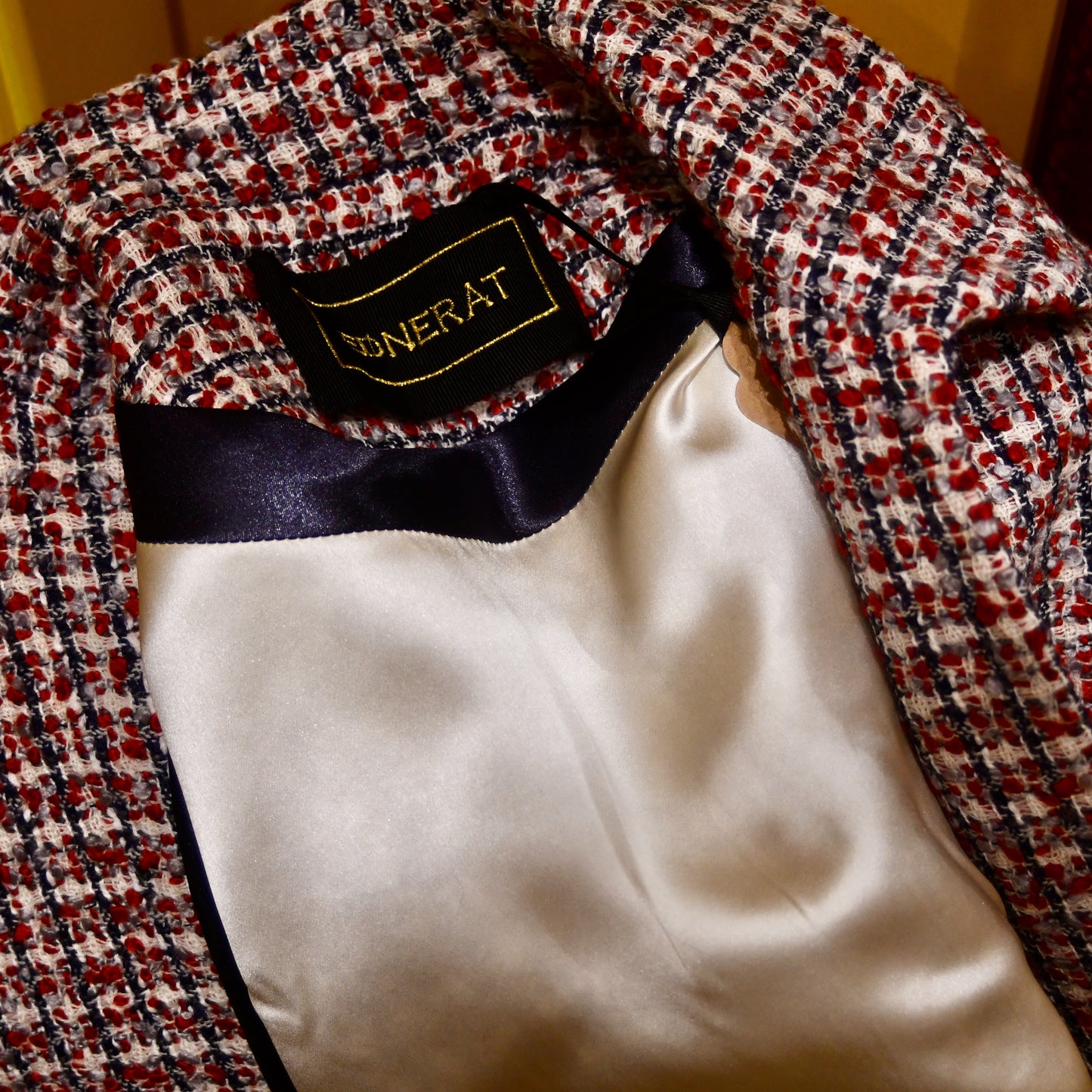 Boucle Swing Jacket - Lining Detail