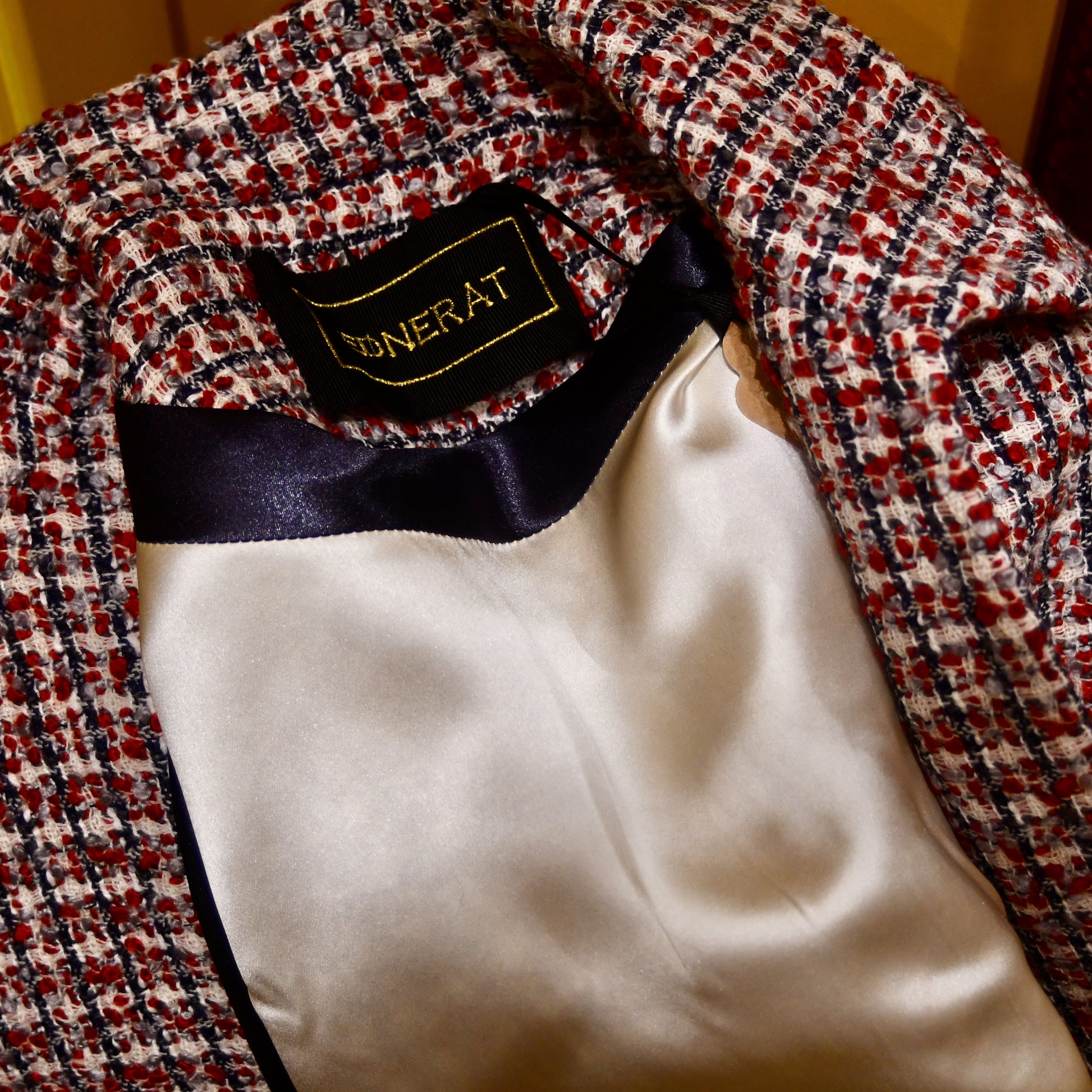 Boucle Swing Jacket - Lining Detail