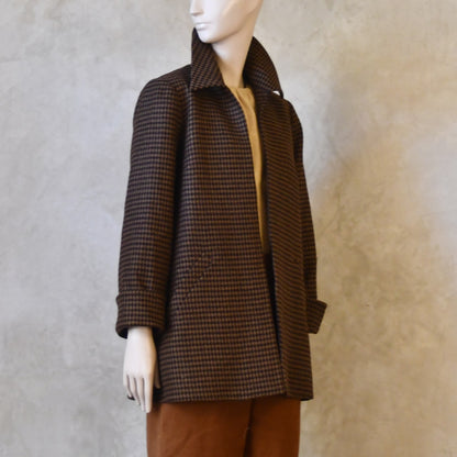 Chaqueta Swing de franela Fox con estampado Gunclub a cuadros marrón