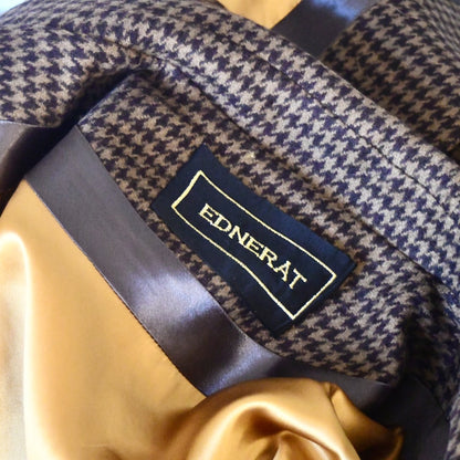 Chaqueta Swing de franela Fox con estampado Gunclub a cuadros marrón