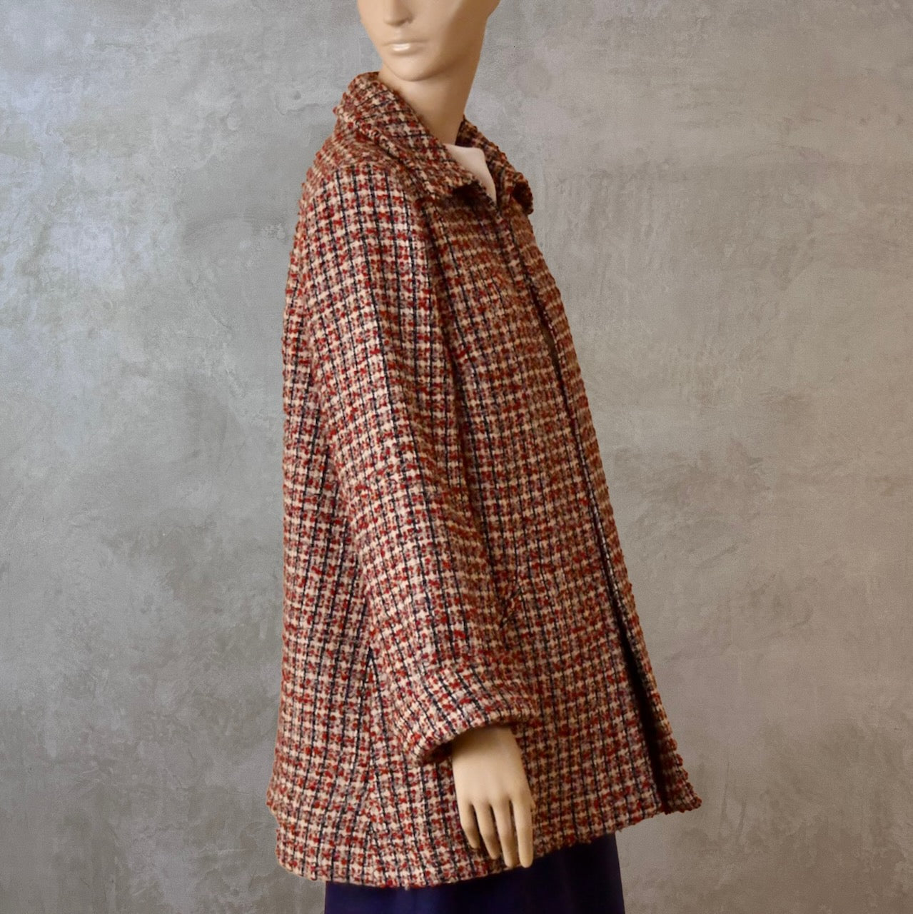 Boucle Swing Jacket - Side View