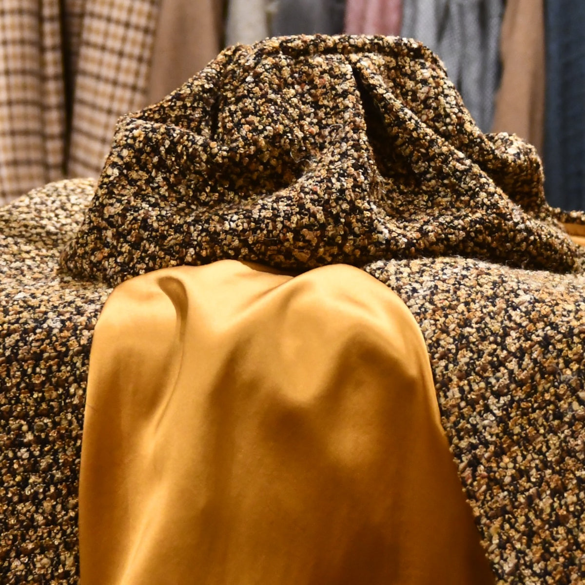 Hand Made Linton Tweed Cape and matching Bag. Entirely made by hand. Entirely made in Great Britain.
