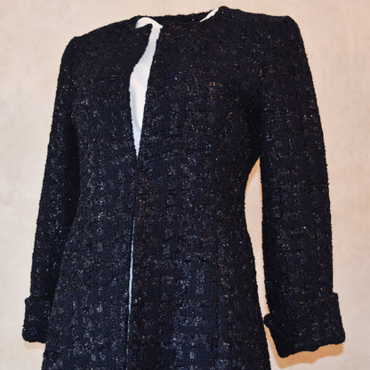 8 – The Biffin in Dark Navy Boucle