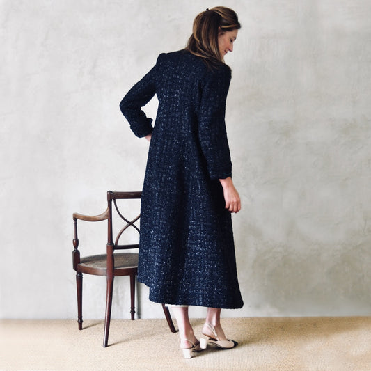 8 – The Biffin in Dark Navy Boucle