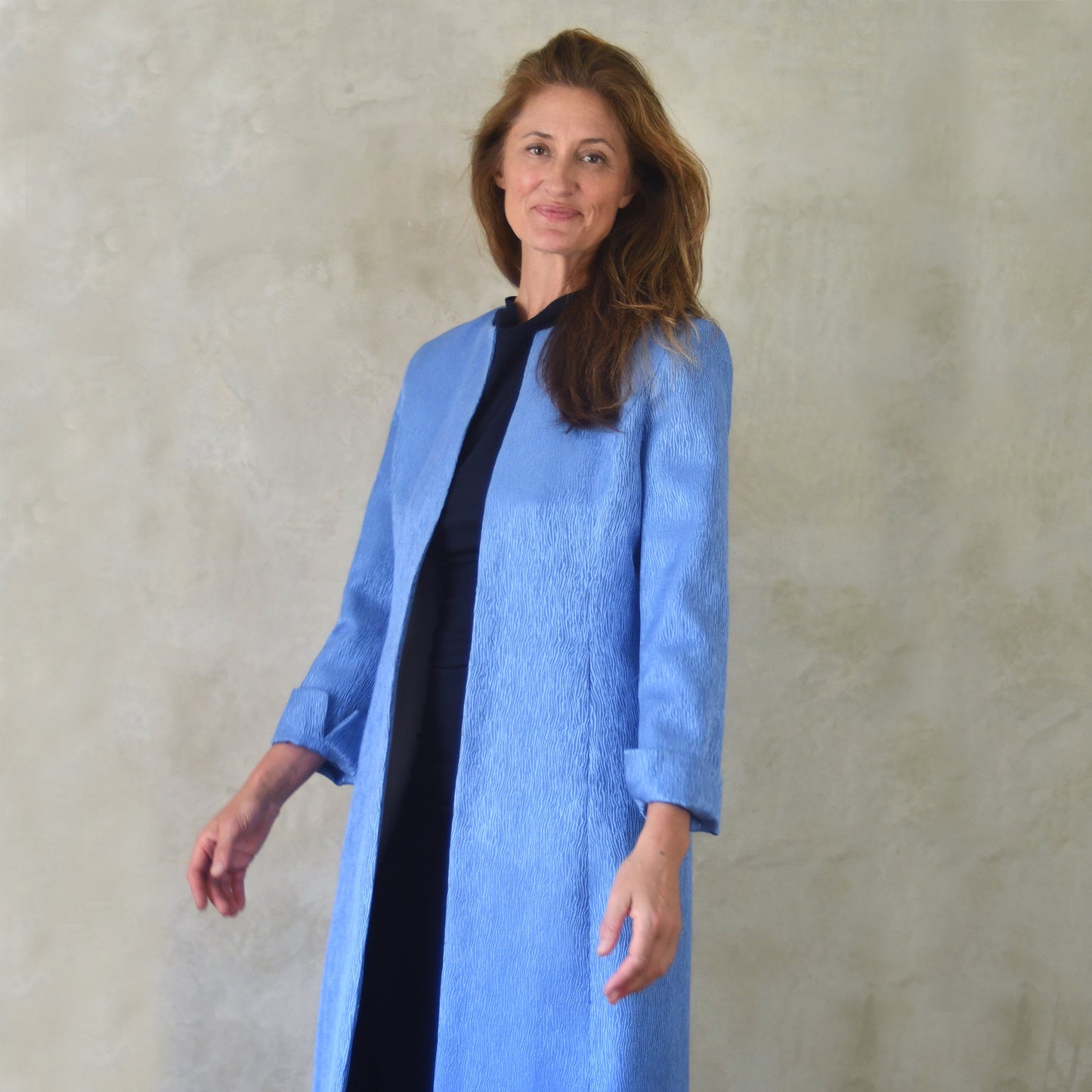 The Biffin in Silk & Wool Mix Brocade