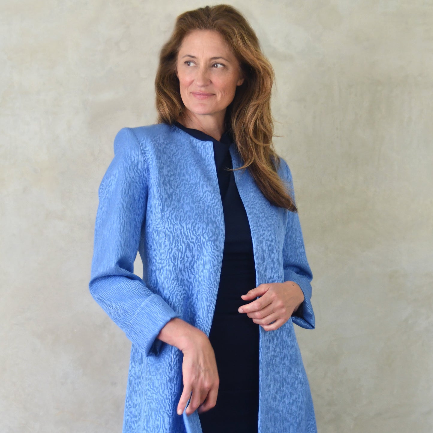 The Biffin in Silk & Wool Mix Brocade