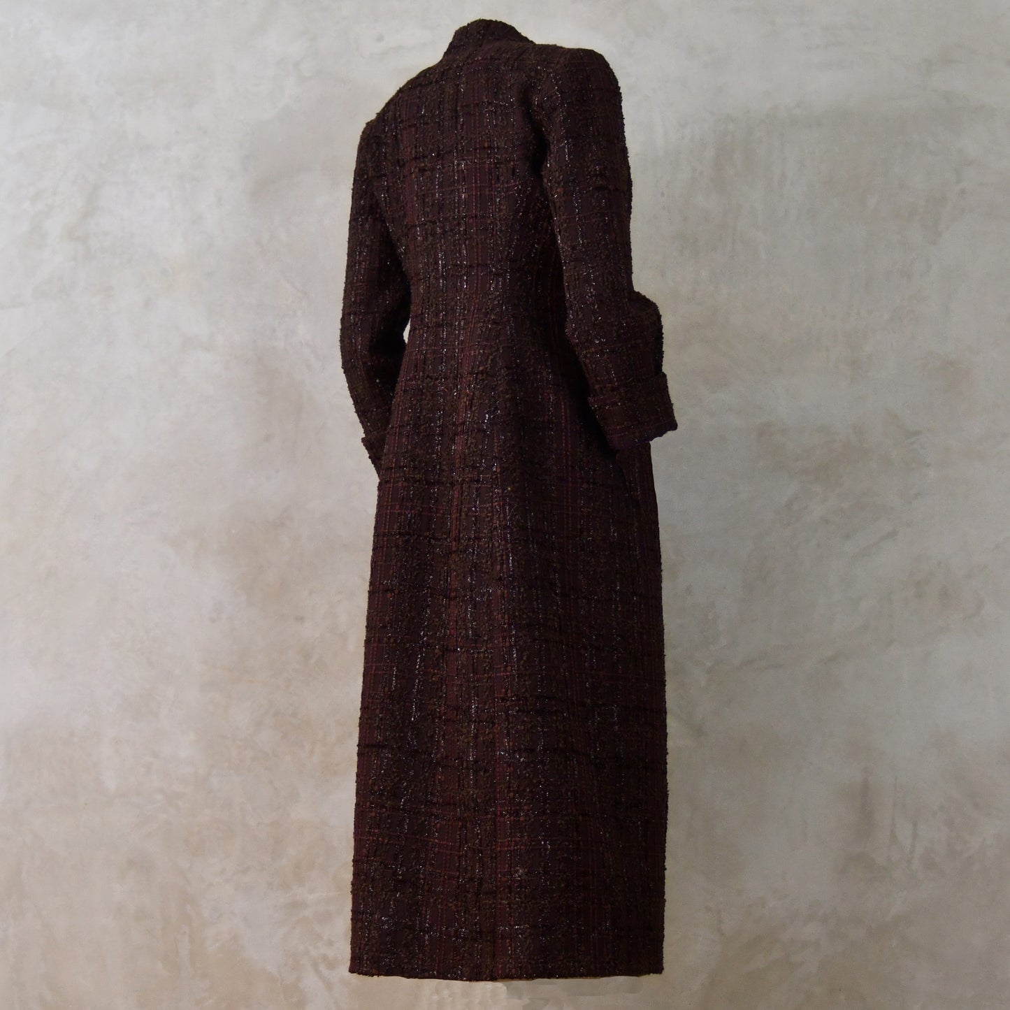 The Biffin in Chocolate Brown Boucle