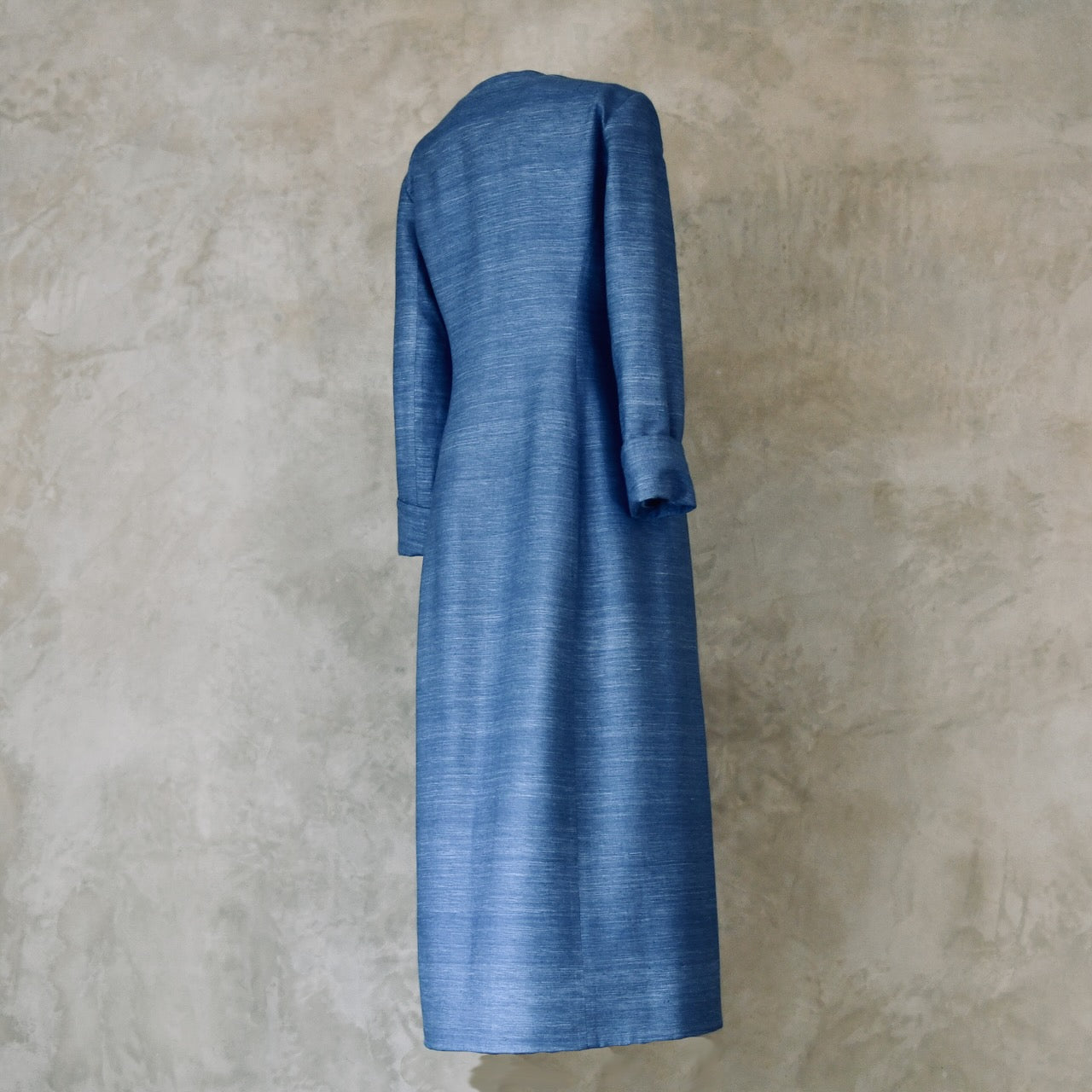 Blue Summer Coat - Rear View