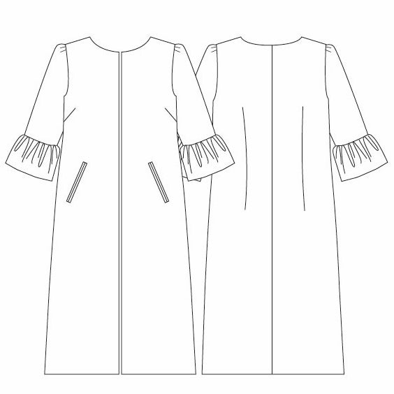 The Brett Coat in Silk Matka