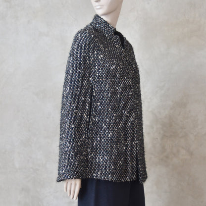 14 – The Clayton Cape in Metallic Linton Tweeds Boucle