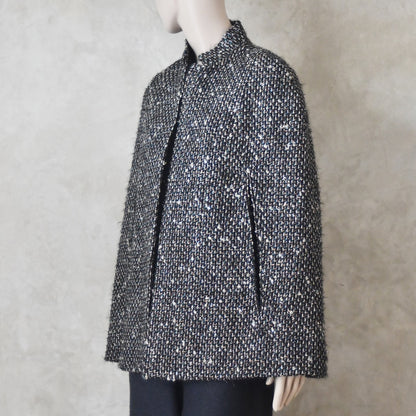 14 – The Clayton Cape in Metallic Linton Tweeds Boucle