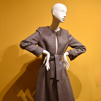 8 – The Downing Coat in Pink Tiger Eye Tweed