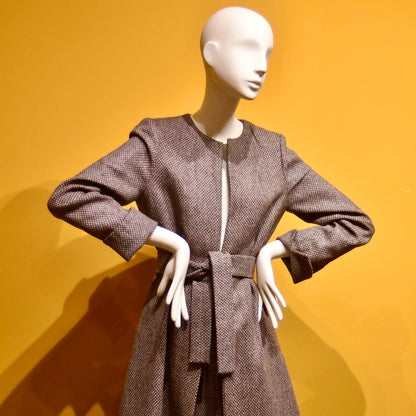 8 – The Downing Coat in Pink Tiger Eye Tweed