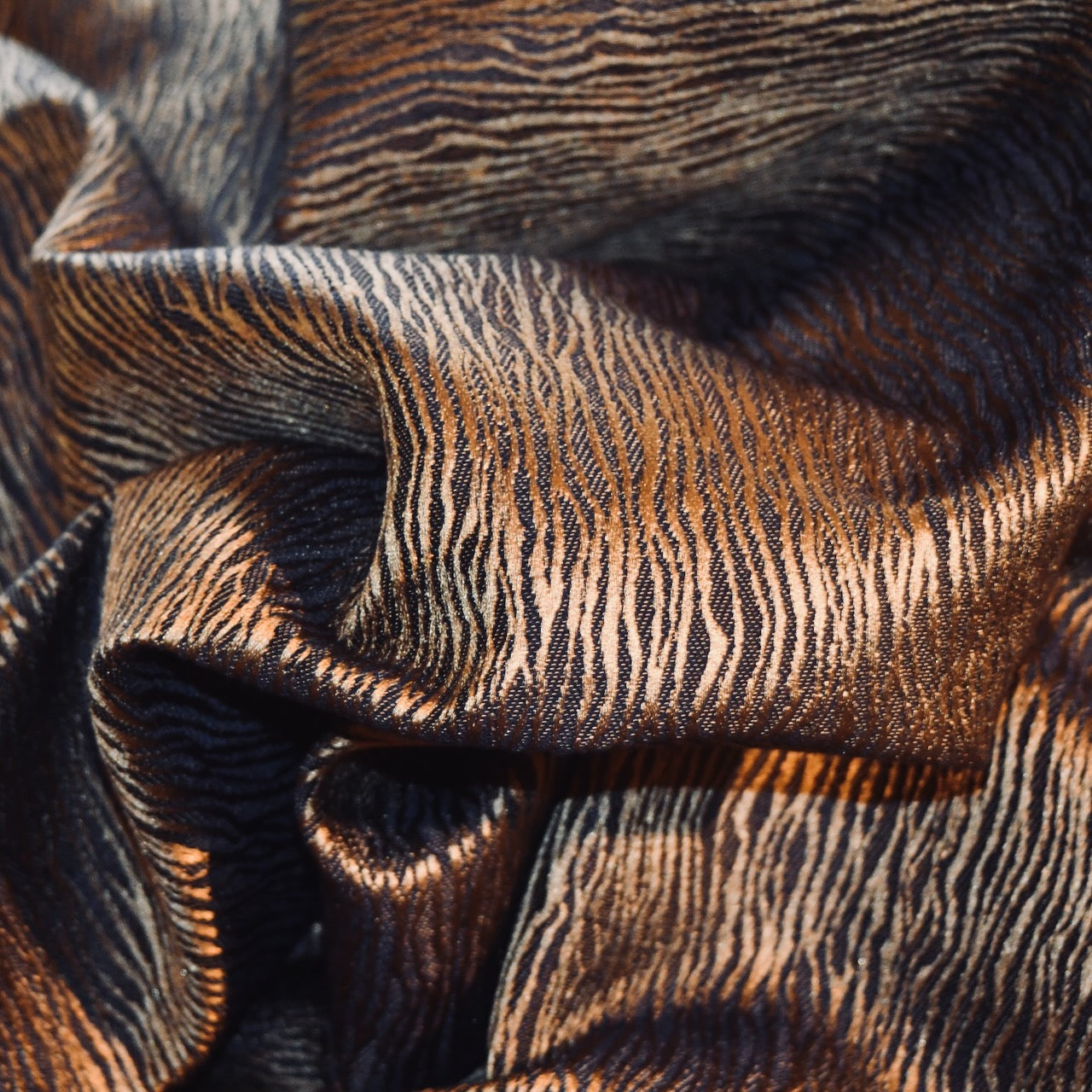 Black and Gold Evening Coat