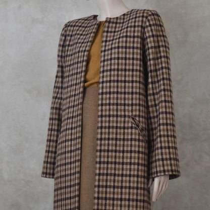 The Simple A-Line Skirt in Camel Merino Flannel