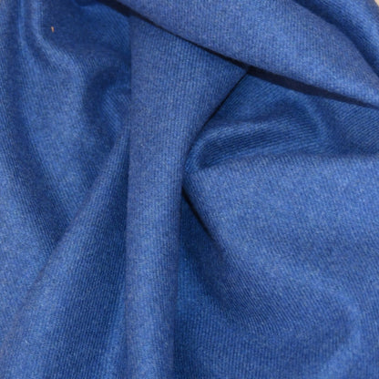 The Waisted A-Line Skirt in French Blue Merino Flannel