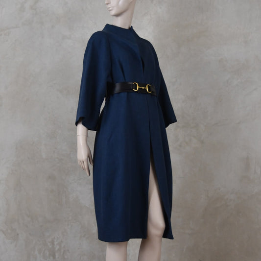 6 – Cocoon Coat in Irish Linen