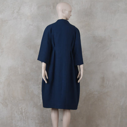 6 – Cocoon Coat in Irish Linen
