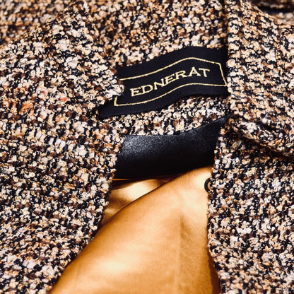 8 – The Clayton Cape in Golden Linton Tweeds Boucle
