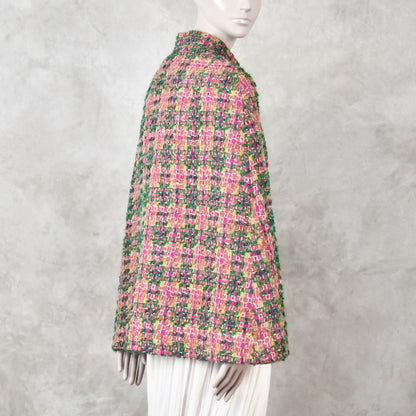 8 – The Clayton Cape in Multicoloured Linton Tweeds Boucle