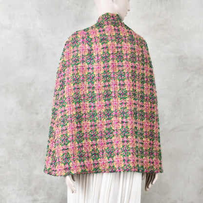 8 – The Clayton Cape in Multicoloured Linton Tweeds Boucle